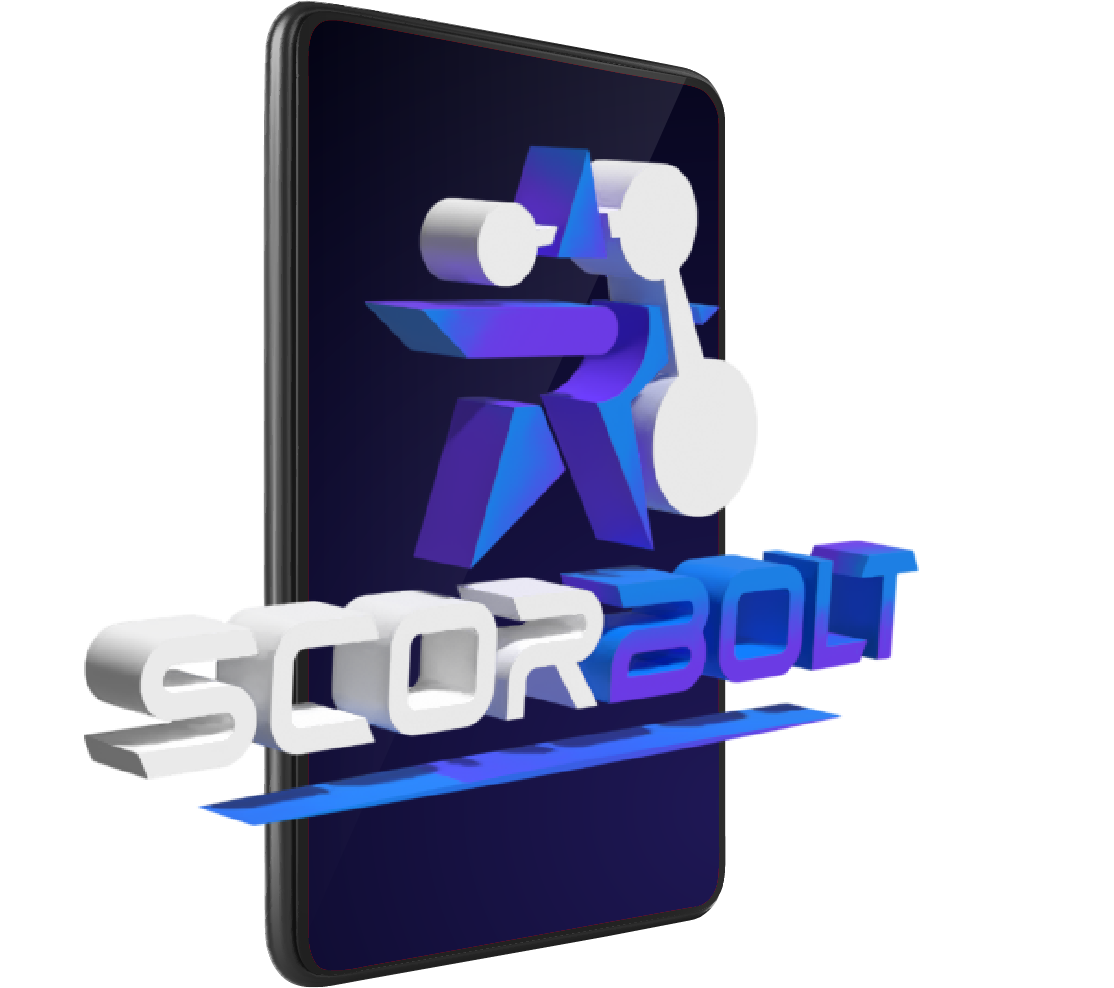 La mascotte Scorbolt présentée sur une tablette